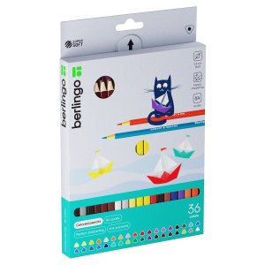 Карандаши 36цв Super Soft Жил был кот трехгран заточе SS00536