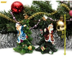 Свеча Снегурка на елочке С-6692