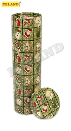 Тубус под бутылку Рождественский сюрприз 9,2 х 9,2 х 32см ПП-0896