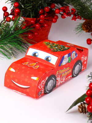 Коробки для конфет Машина красная ПП-5230