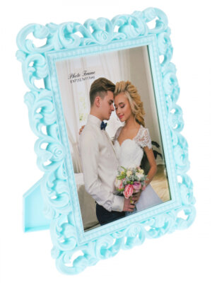 Фоторамка Моменты радости, голубая 13х18 см ФР-7334