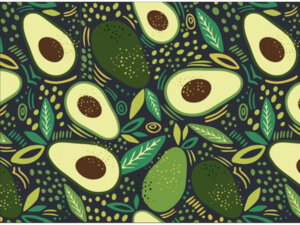 Обложка на паспорт Авокадо ПВХ Slim ОП-0242