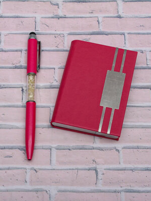 Набор подарочный 2 в 1 Мисс очарование ручка и визитница ПН-2570