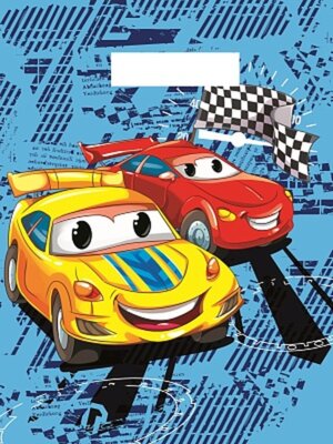 Полиэтиленовый пакет Гоночные тачки ПКП-2916