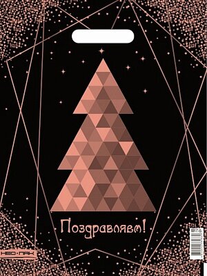 Пакет полиэтиленовый Елка-Снежинка НФ-00007301