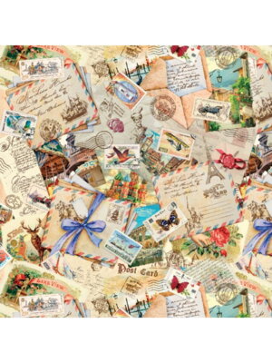 Упаковочная бумага Почта 1л в рул 70*100см УБ-1597