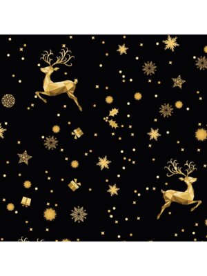 Упаковочная бумага Богатый Новый год 70х100см 10л УБ-4336