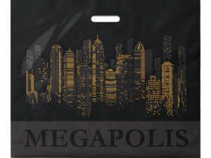 Полиэтиленовый пакет Мегаполис черн 60х50 СП-4584