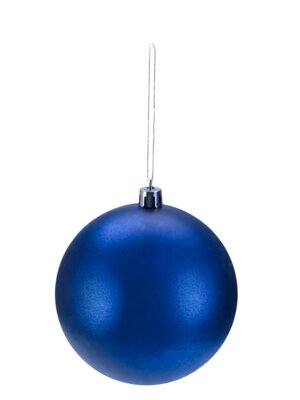 Набор елочных шаров 2шт Веселых праздников d 10см синий НУ-4162