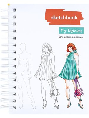 Скетчбук 60л А5 Fashion Бэби-долл гребень С60-4975