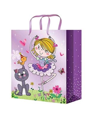 Бумажный пакет Балерина 18x23x10 см ППК-4392