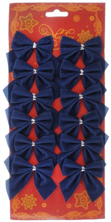 Украшение новогоднее БАНТ Синие арт.42771 / 5х5 42771