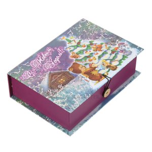 Подарочная коробка Нарядная елочка M 20*14*6см из мелован ламинир картона 39258