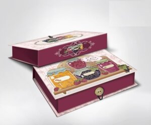 Подарочная шкатулка-коробка "ВАРЕНЬЕ M" арт.36493 (20*14*6см, из мелованного, ламин-го, негофрир-го 