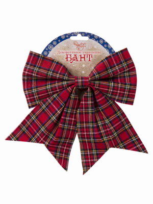 Новогоднее украшение БАНТ Клетка из полиэстера 19x23см 80835