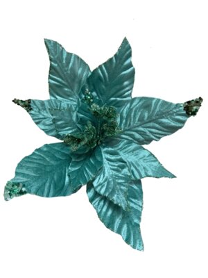 Елочное украшение Тиффани из полиэстера на клипсе черн метал 32*32*12см 86994