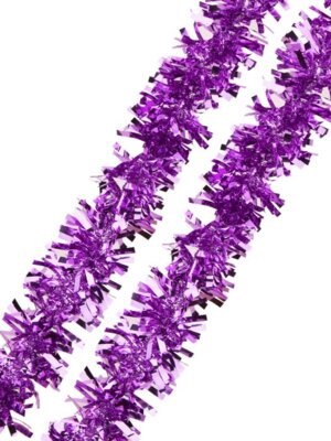 Мишура из ПЭТ ФИОЛЕТОВАЯ 9x200 75780