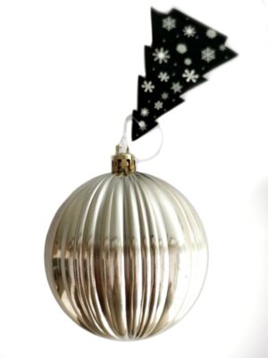 Новогоднее подвесное украшение из полистирола / 8x8x8см арт.87340