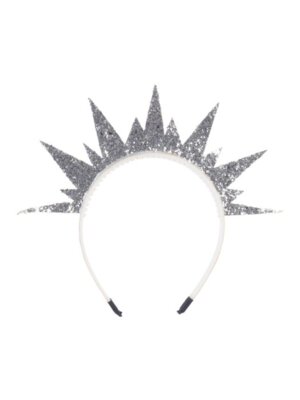 Карнавальный ободок Корона серебро 86533