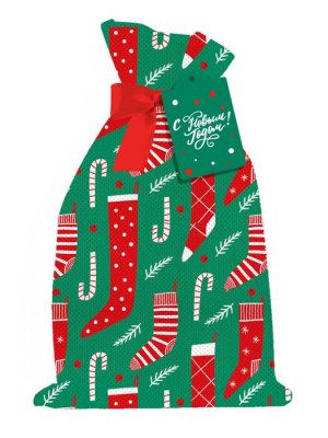 Мешочек из нетканого материала полипропилен с полиэстеровой лентой 20*30см 90573