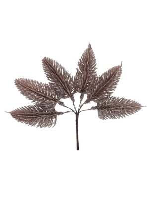 Новогоднее украшение Еловая Ветка из ПВХ 18x16x3,5см 92559