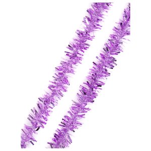 Новогодняя мишура Лиловый из ПЭТ 7х200см 78414
