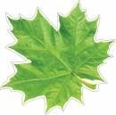 7-65-173 Украшение Кленовый лист зеленый
