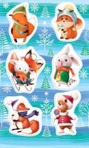 0-11-5197 Наклейки НГ Животные