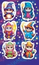 0-11-696 Наклейки Котики