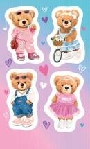 0-11-717 Наклейки Медвежата