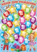 0-02-603 Плакат Наши Дни Рождения