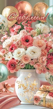 2-17-1847 Конверт С Юбилеем жен