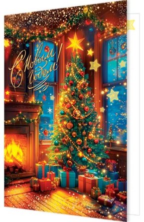 2-46-5879 Открытка С Новым годом