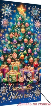 4-17-5080 Конверт Счастливого Нового года