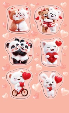 0-11-14147 Наклейки Любовь