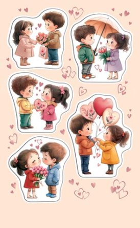 0-11-14154 Наклейки Дети