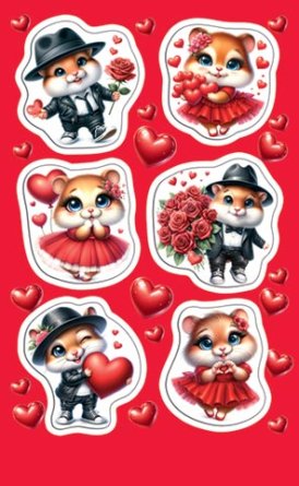 0-11-14159 Наклейки Хомячки