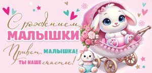 2-16-2970 Конверт С Рождением малышки