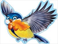 Украшение Синичка с листиком