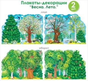 Набор плакатов Лес