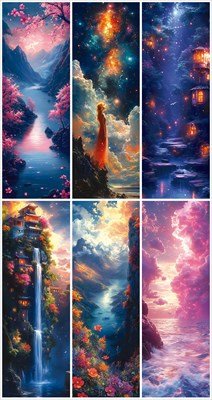 Набор закладок Жизнь прекрасна 6 шт