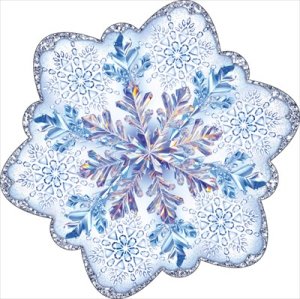 Украшение на скотче Снежинка 9.0001313