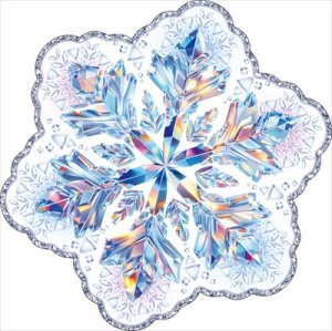 Украшение на скотче Снежинка 9.0001316