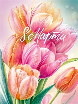 Открытка мини 8 Марта 9.0001734