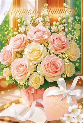 Открытка Лучшему учителю 9.0002045