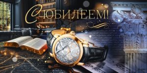 Конверт С Юбилеем муж 9.0000152
