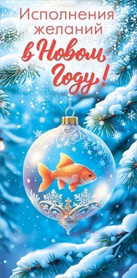 Конверт Исполнения желаний в Новом году 1.0000013