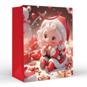 Бумажный пакет Малыш ждет чуда НГ 15.16.02255