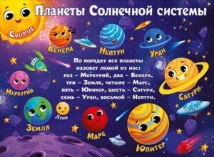 Плакат Планеты Солнечной системы