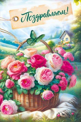 Открытка Поздравляем жен